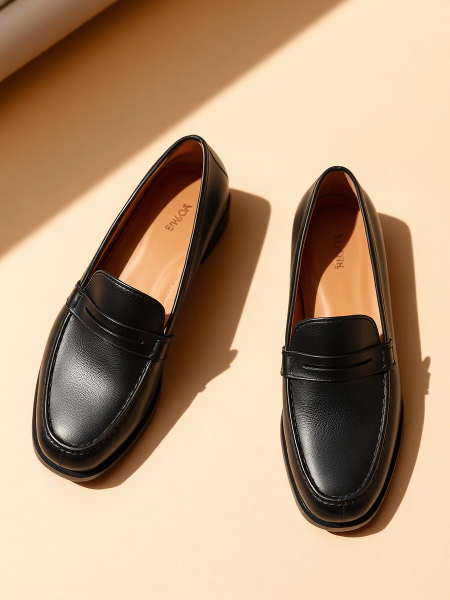 Minimal Leather Loafer