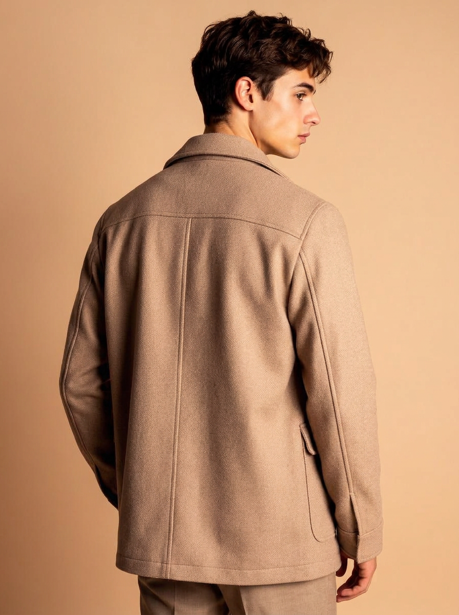 Brushed Wool Overshirt, alternate view